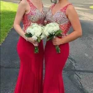 Red prom dress